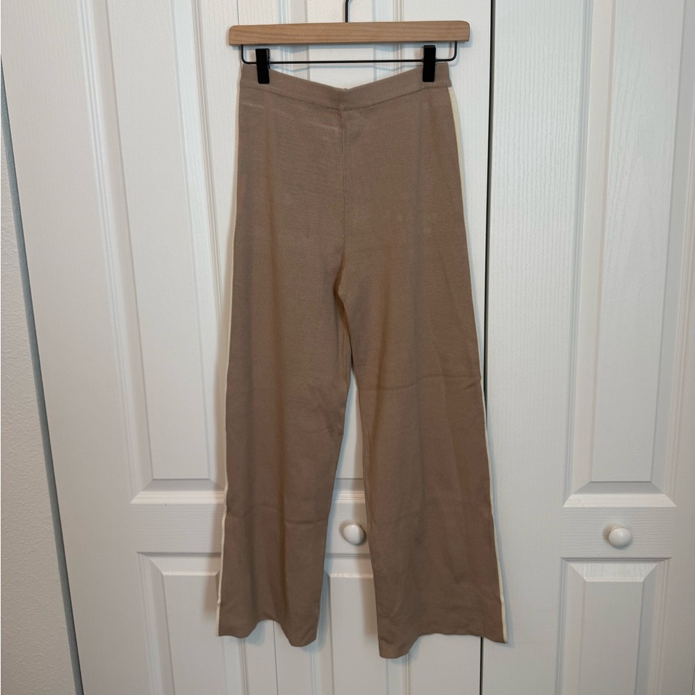 Crescent Wide Leg Pants in Taupe